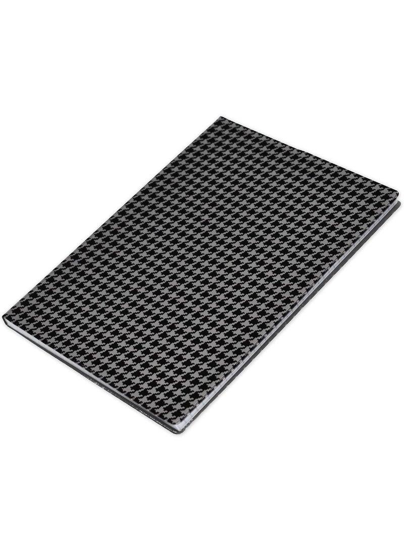 FIS A5 PVC Soft Cover Square Lines Notebook Grey/Black Pack of 5 Pieces - Image 2